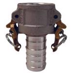 Aluminum Boss-Lock™ Type C Coupler x Hose Shank